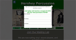 Desktop Screenshot of hersheypercussion.com